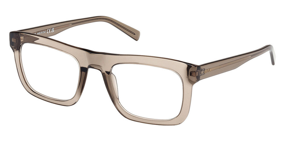 NWT Ermenegildo Zegna EZ5276-52051 Brown Square 52mm Glasses